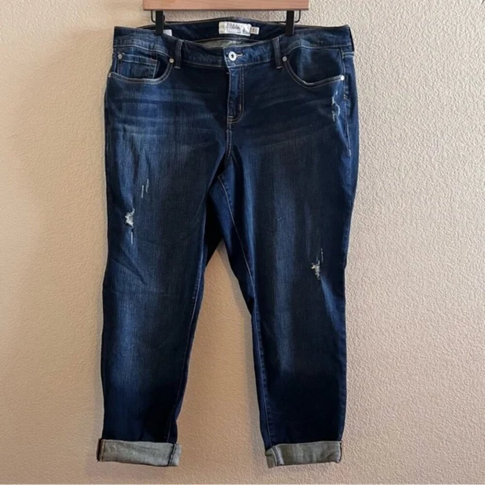 Boyfriend Distressed Jeans Size 20R